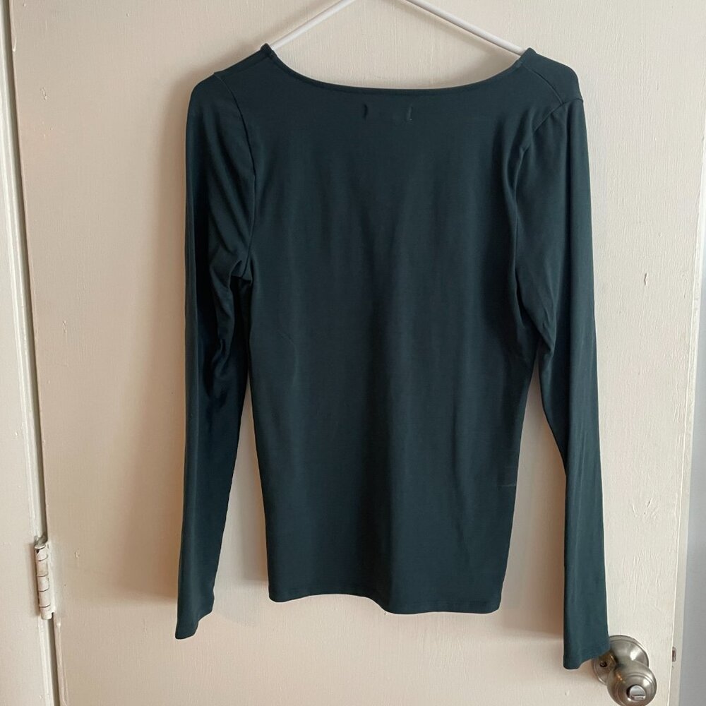 Madewell Twist-Front Long Sleeve Tee NWOT - Picture 6 of 6